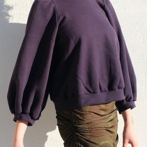 Ursa Minor studios Flora sweatshirt in Andromeda. Made in Montreal, Canada.